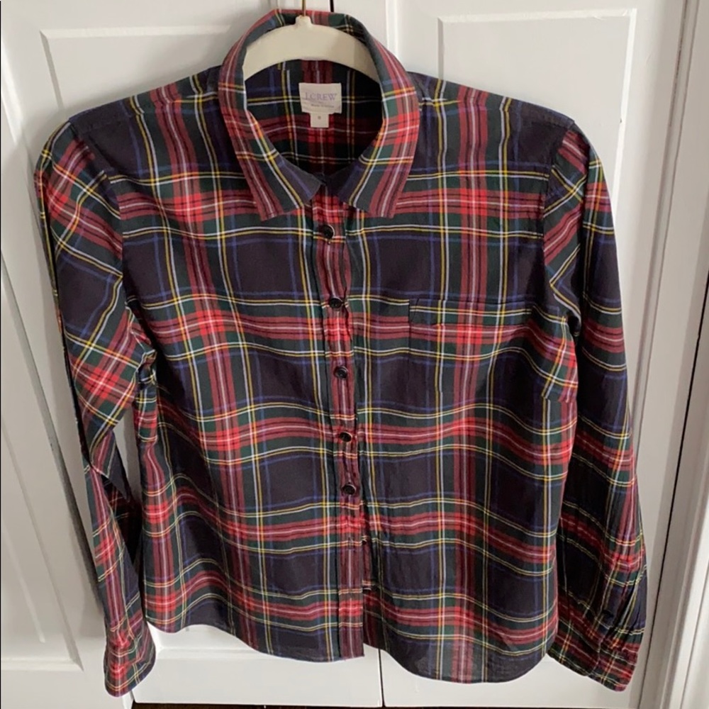 J. Crew Plaid Button Down